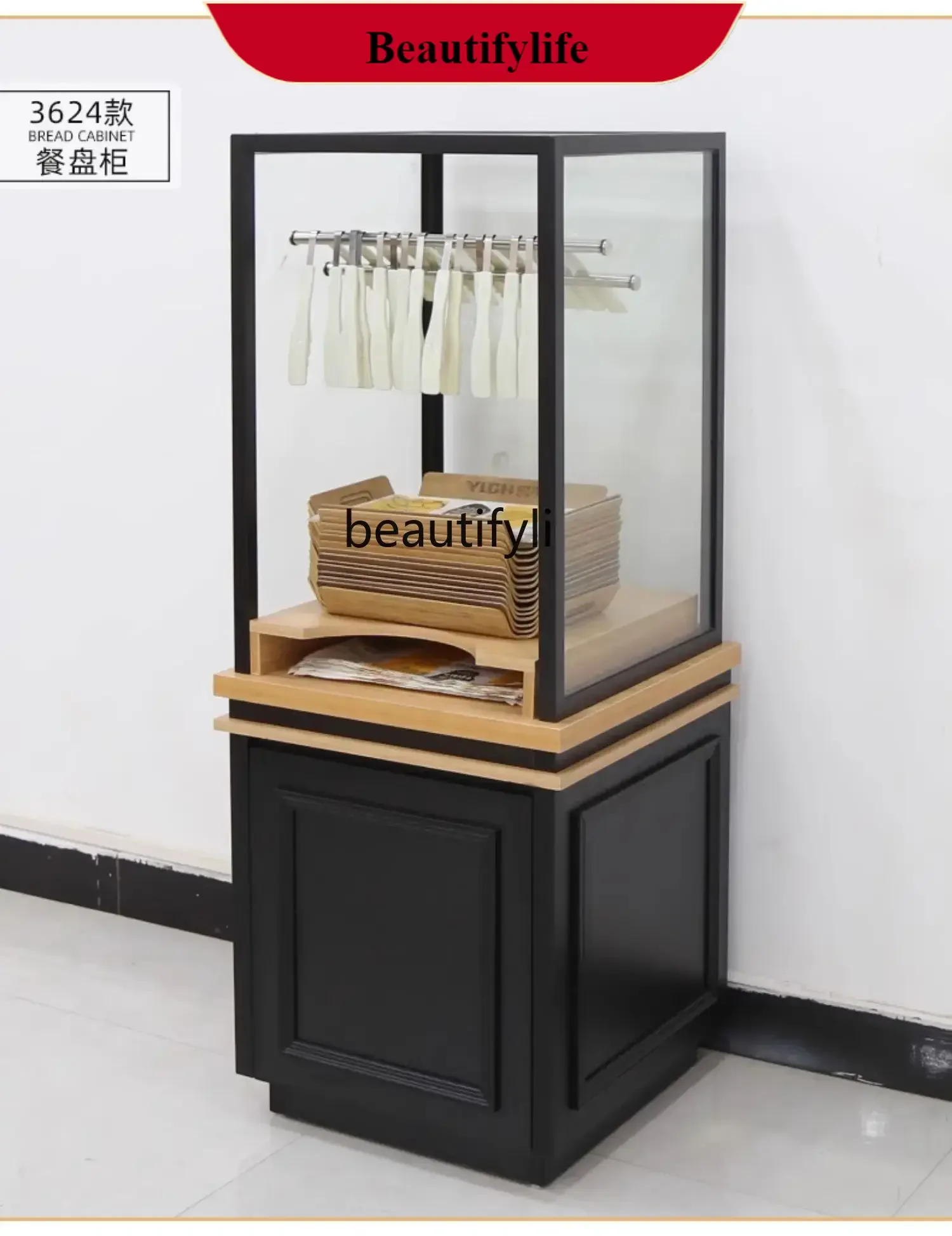 

E132 Bakery Plate Fork Plate Cabinet Cake Shop Tray Cabinet Malatang Plate Rack