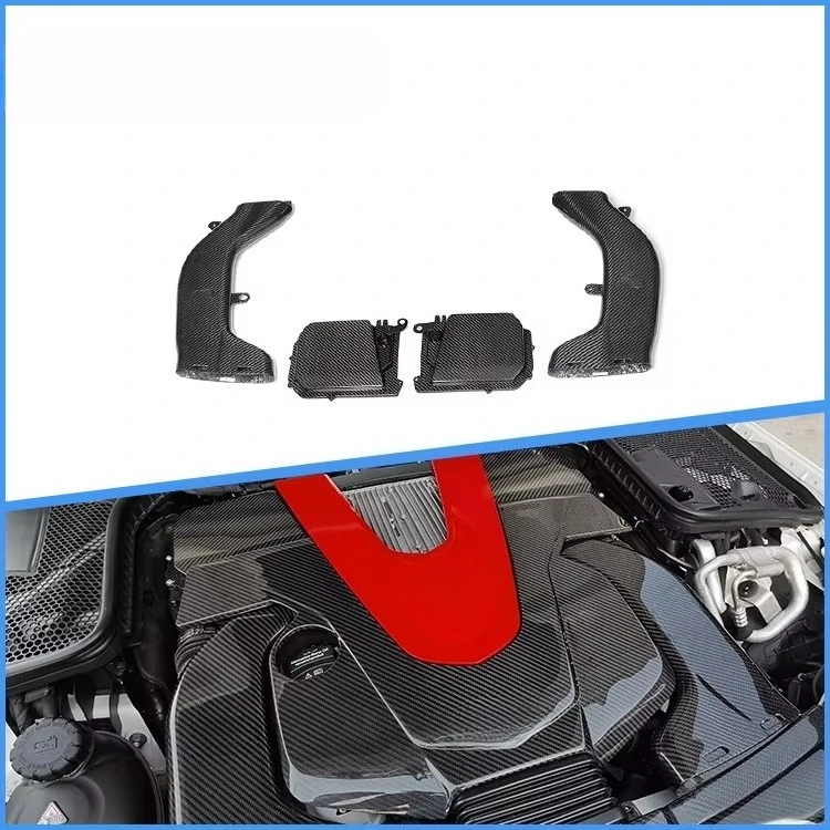 

Top of The Line High-performance 100% Dry Carbon Fiber Cold Air Intake System Suitable for GLC43 3.0T Without Intake Port