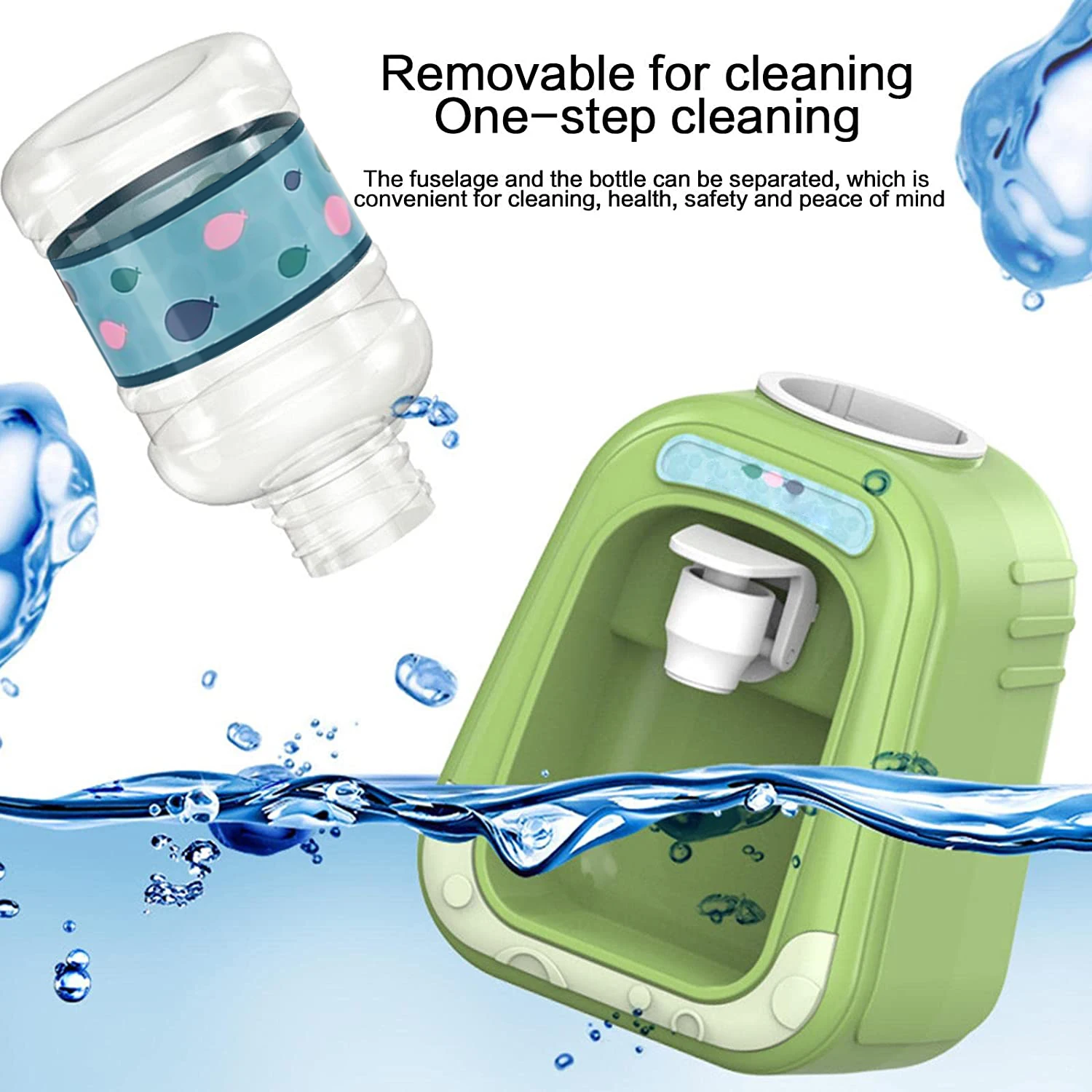 موزع مياه صغير للأطفال ، موزع مياه كرتوني ، منزل لعب مزيف ، لعبة أطفال ، موزع مياه مطبخ ، هدية لفتاة #2