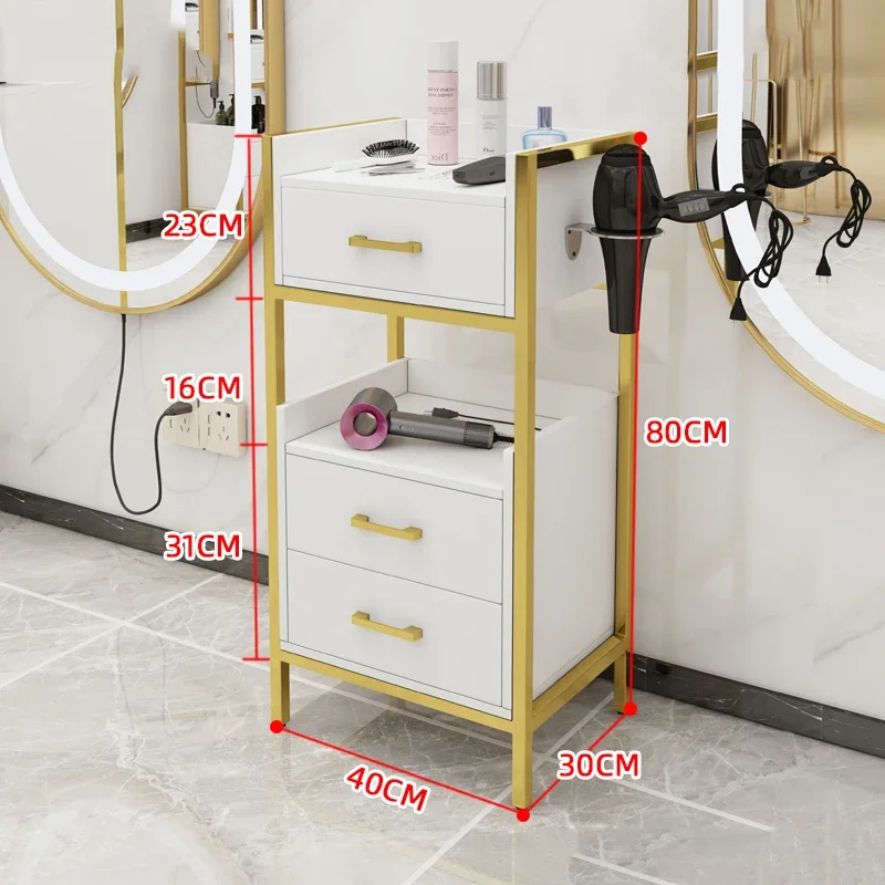 Carrello per salone di bellezza Carrello mobile Mobili rotanti Organizzatore ausiliario per spa Parrucchiere Rulli Organizzatori Carrelli Attrezzatura Auto