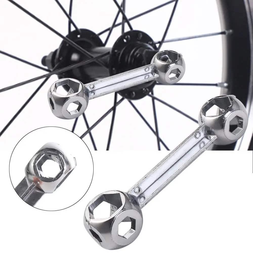 Practical Portable Cycle Dog Bone Shape Bike Repair Tool Bicycle Hexagon Spanner Bone Wrench Hex Wrench Hexagon Wrench