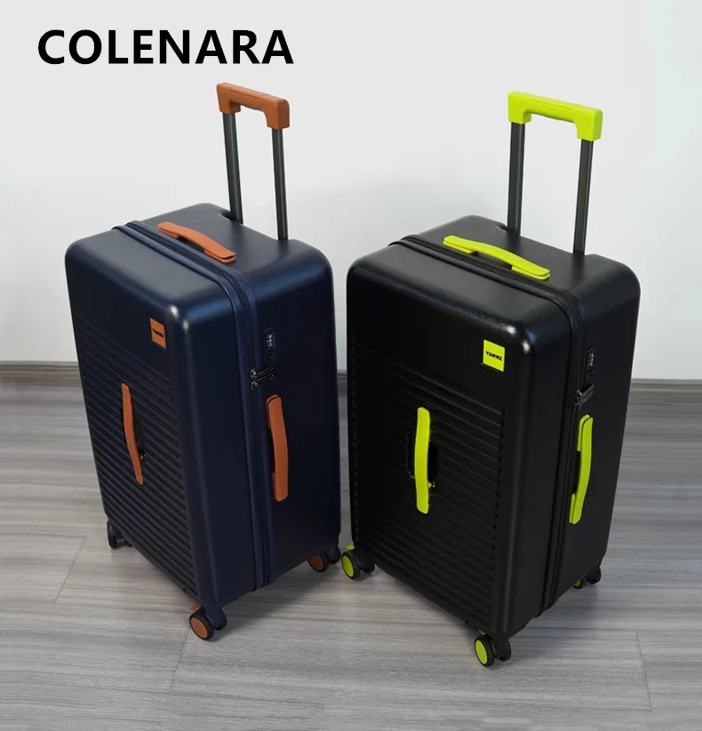 COLENARA Luggage Travel Bag Large Capacity Trolley Case ABS + PC Combination Box 24