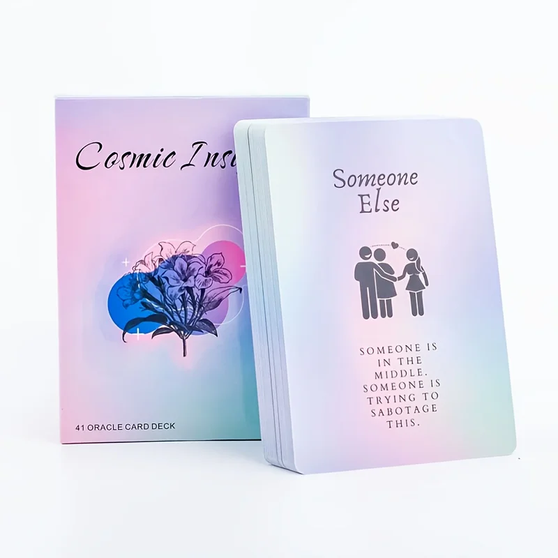 

Карта Oracle Cosmic Insight - 41, гадальные карты, идеальные игры и аксессуары, подарки на Рождество и Хэллоуин, день рождения, игра в подарок