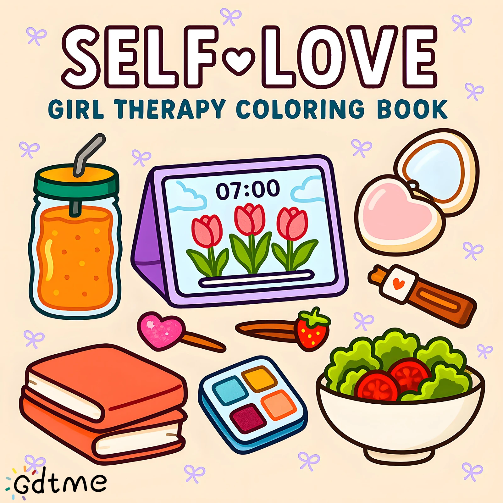 كتب تلوين الحب الذاتي، مشاهد الشفاء، تلوين سهل، لوالد المنزل - DIY الطفل، الاسترخاء، الفراغ، تعزيز الإبداع #1