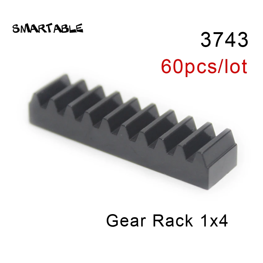 Smartable MOC – support d'engrenages technique/combinaison de crémaillère de vitesses/pièces de plate-forme rotative, blocs de construction, jouets compatibles 99009/99010