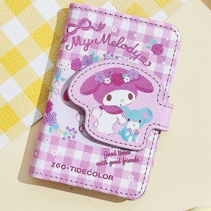 Etui na karty Sanrio Kuromi HelloKitty Cartoon Cute Exquisite Wielofunkcyjne etui na karty bankowe do przechowywania dokumentów Hurtownia