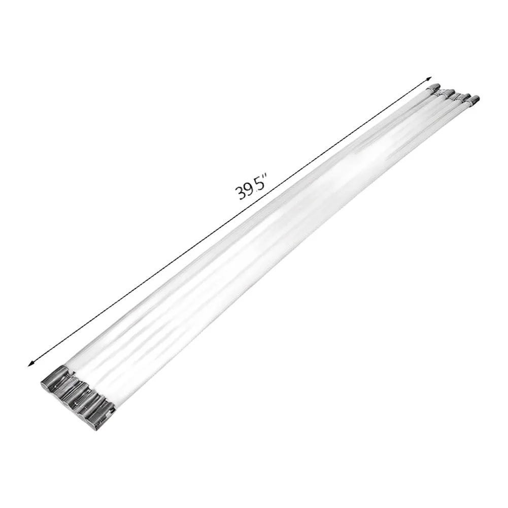 Kits Rod Cleaning Cleaning Brush Fireplace Flexible Home Parts 10FT Pratical 3pcs/Set Accessories System Brush