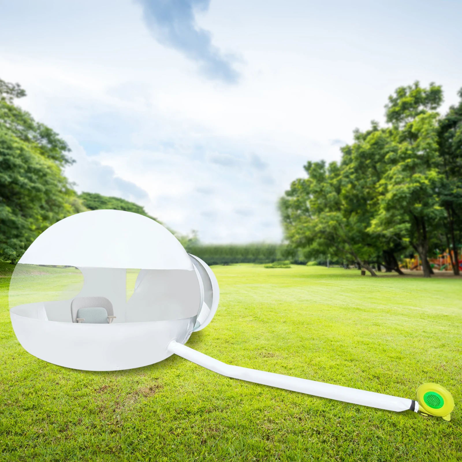 Tienda de campaña inflable con burbujas, tienda de campaña con cúpula transparente para exteriores de grado comercial, tienda de campaña con soplador de aire para patio familiar