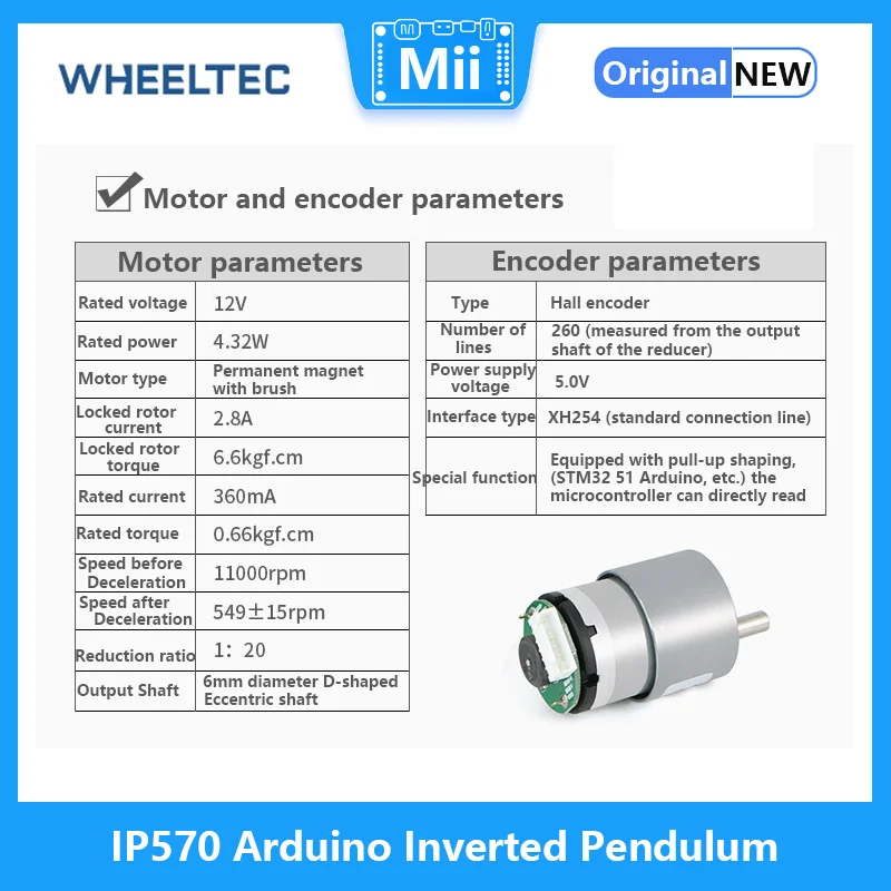 IP570 Linear Inverted Pendulum Rotating Inverted Pendulum Circular Inverted Pendulum PID Arduino Version