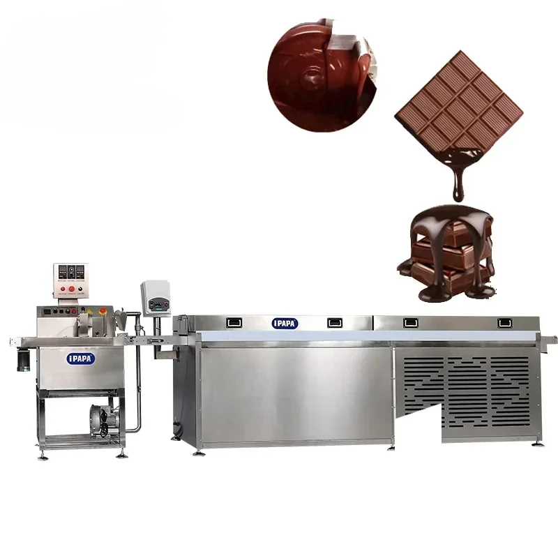 China Factory Automatic Chocolate Tempering Melting Machine 8kg 15kg 30kg Mini Coating Machine Small Chocolate Making Machine