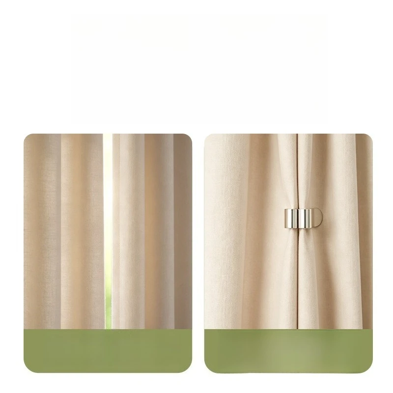 Curtain Door Curtain Middle Gap Invisible Fixing Clip Magnet Closing Pair