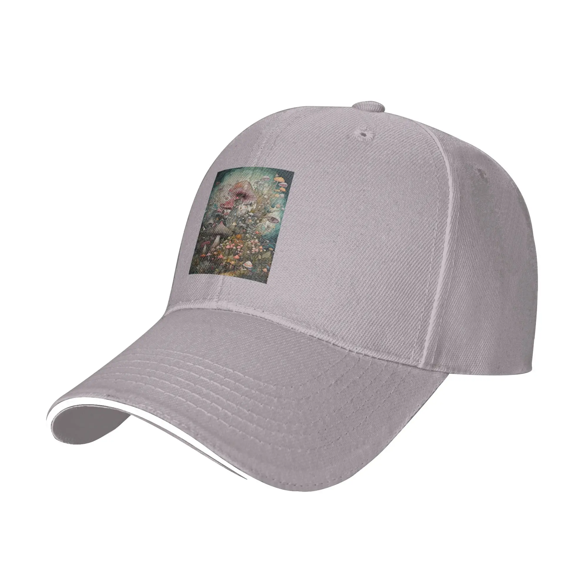 Magical Mushroom Field Cap Casual Baseball Caps Adjustable Hat Hip Hop Summer Unisex Baseball Hats Customizable