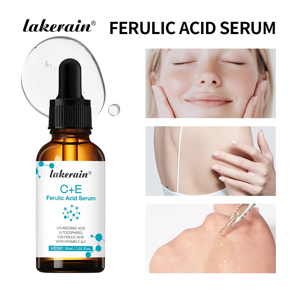 سيروم ليكراين فيتامين C + E للوجه، علاج مضاد للأكسدة لتفتيح البشرة ومكافحة الشيخوخة، يشد ويحمي البشرة #1