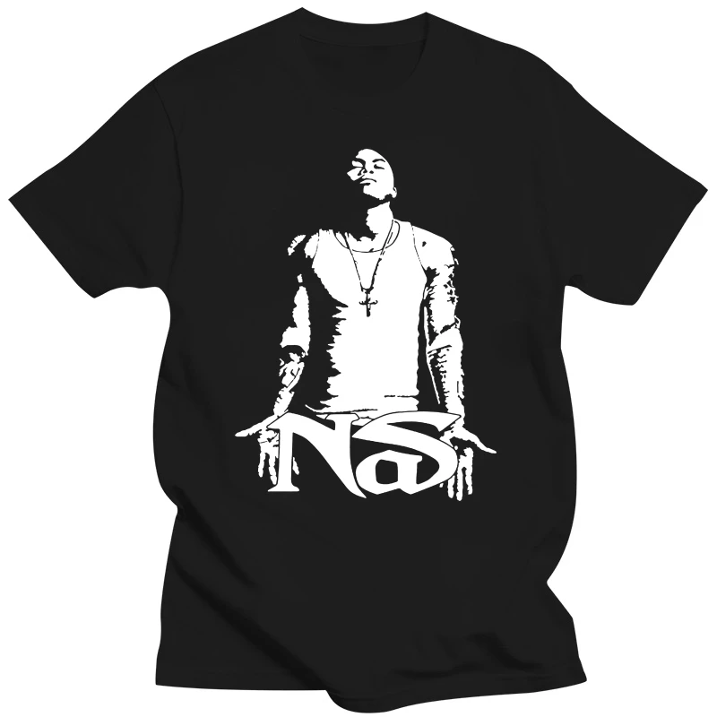 

Мужская одежда Dibbs, футболка с принтом NAS God SON футболка с надписью illmatic, топ из натурального хлопка