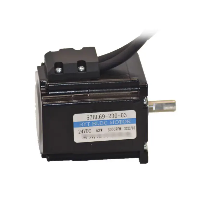 High Efficient 24V 63W DC 3-Phase Brushless Motor 3000rpm With BLD-300B Speed Controller