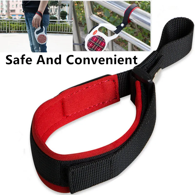 Correa ajustable para perros, pulsera de seguridad, anillo retráctil, andador, suministros para mascotas