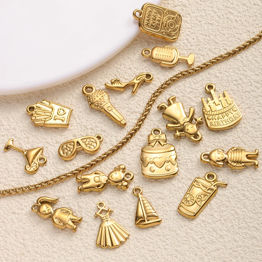 5pcs Gold Color Party Boys And - Vintage Fashion Fabrics ulasan dan harga
