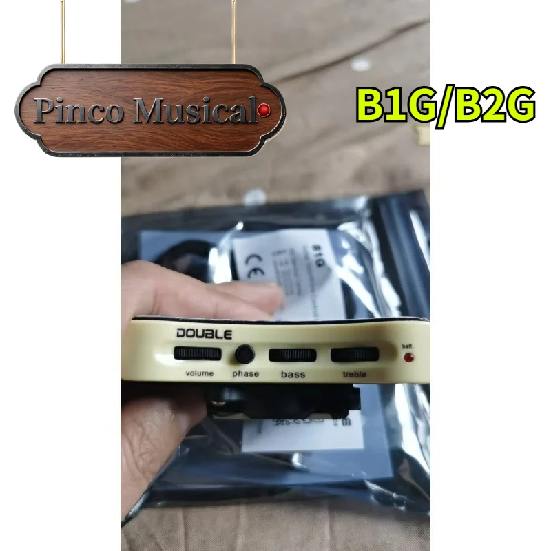 Folk Guitar Double Pickups, B1G Single-note, B2G Dual-note System, Electric-acoustic Pickups Plus Vibrating Soundhole