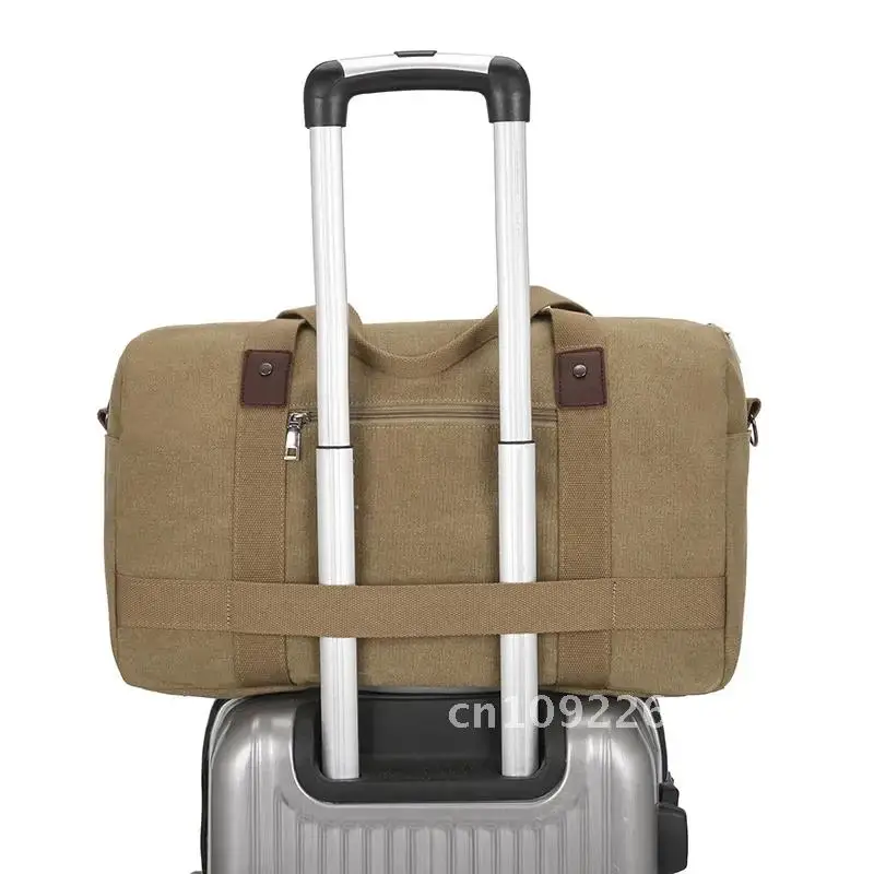 

Men Travel Canvas Handbag Multifunction foldable Carry on Luggage Large Duffel Tote Weekend Bolsas Bags Bag Men Capacity