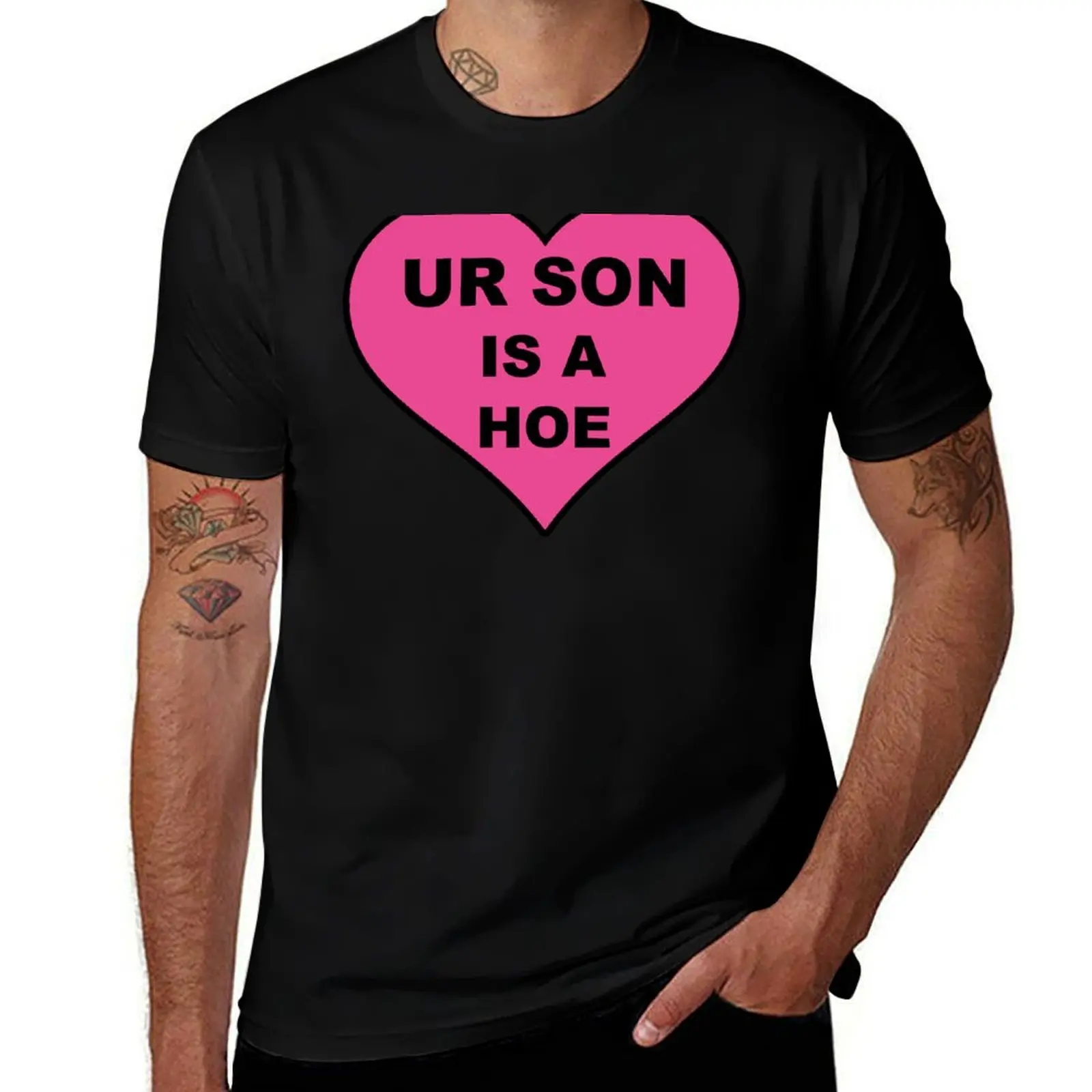 Your Son Is A Hoe T-Shirt Halloween Casual T-Shirt