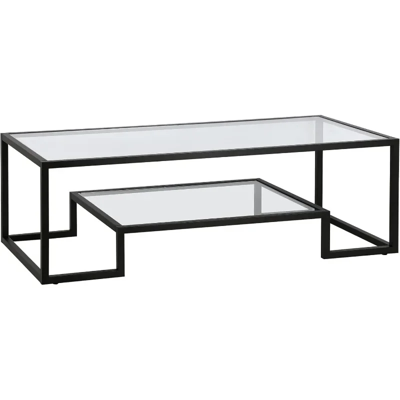 Rectangular Coffee Table in Blackened Bronze, Modern coffee tables for living room Rectangular Console Table studio apartment