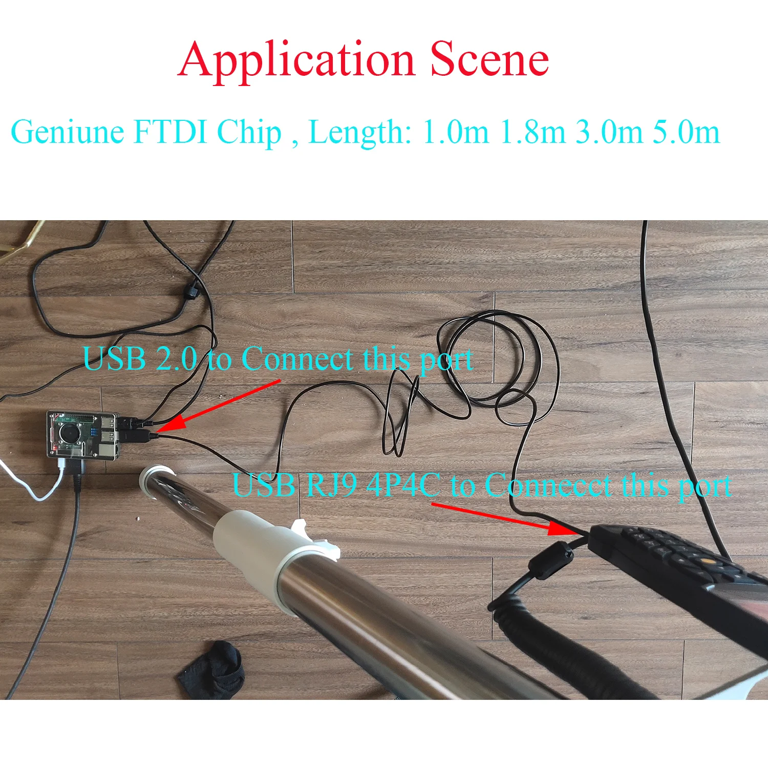 Bresser Exos 2 Goto Mount CP2102 USB TO RJ9 PC RASPBERRY TO EQ Handset Astroberry Server Software Control Cable