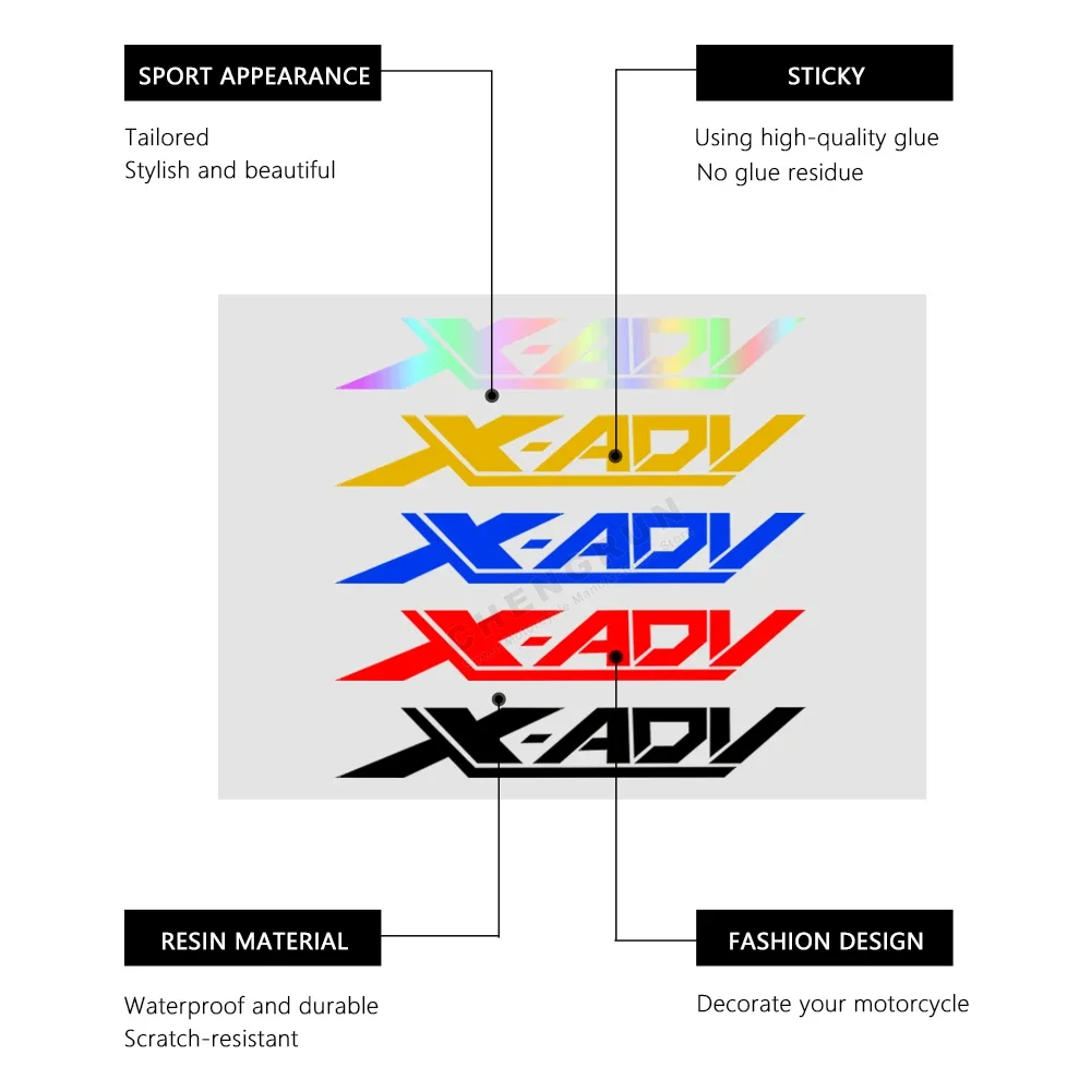 Naklejki motocyklowe wodoodporne naklejki dla Honda XADV 750 X ADV 750 XADV750 akcesoria 2017-2024 2023 2022 2021 2020 naklejki