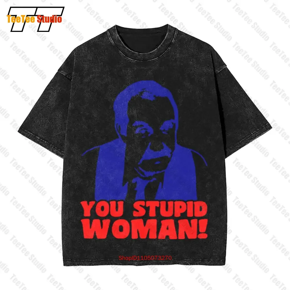 Allo Rene Artois Gorden Kaye You Stupid Vintage Oversized T-Shirt CC9Z