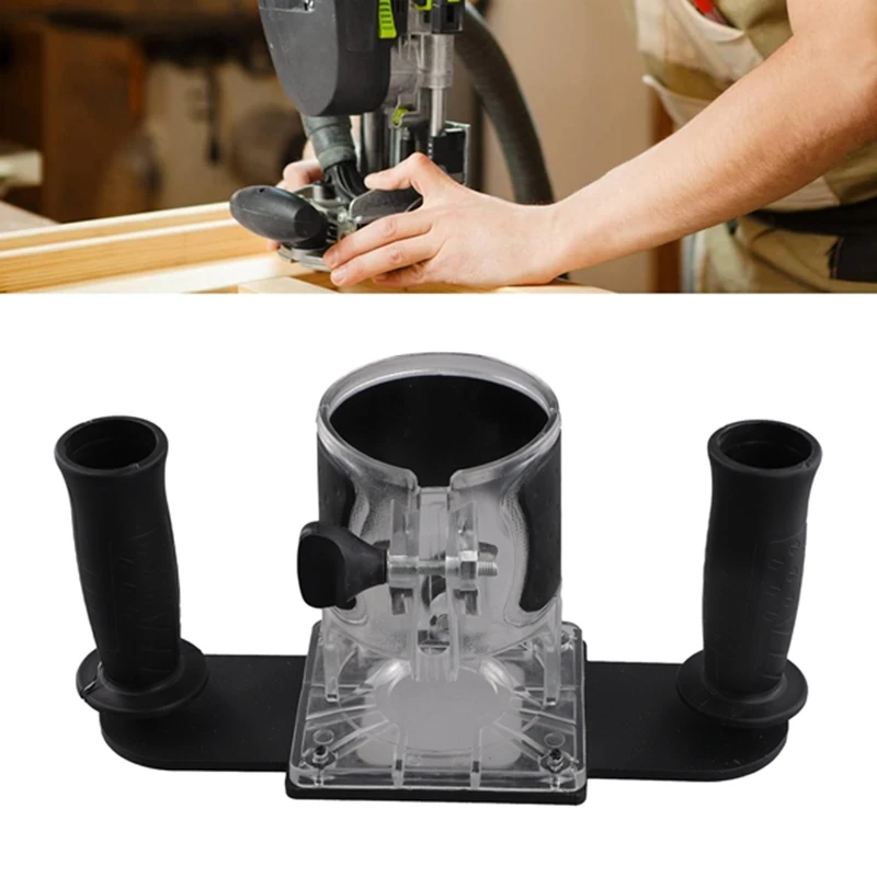 A81M New Woodworking Edge Trimming Machine Auxiliary Support Bottom Slotted Balance Plate Inverted Bracket Milling Groove Tools