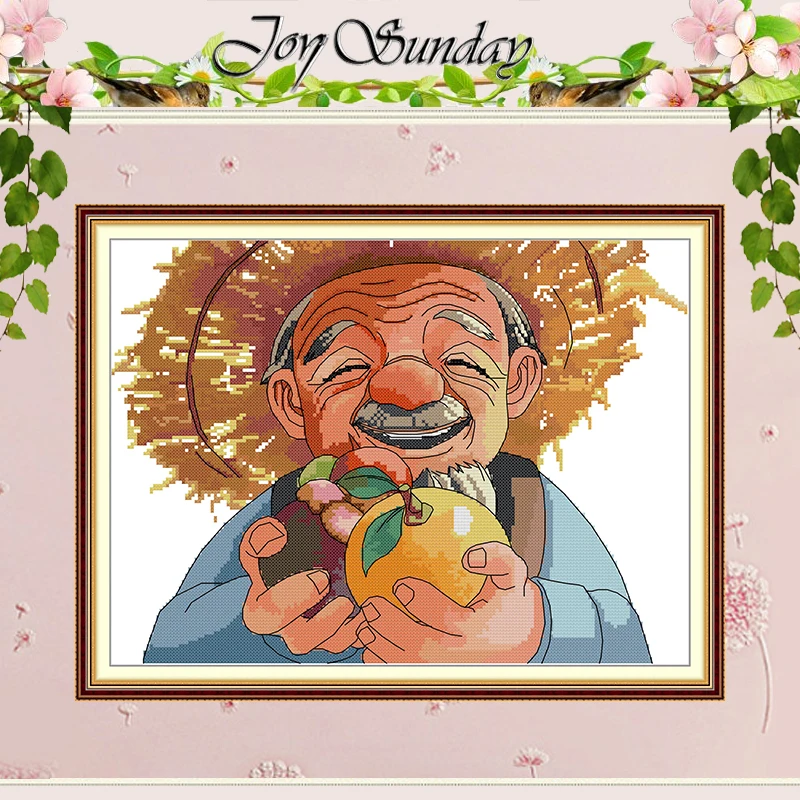 Pity the Farmers Patterns Counted Cross Stitch Set DIY 11CT 14CT 16CT HD Stamped DMC Cross-stitch Kit Embroidery Needlework