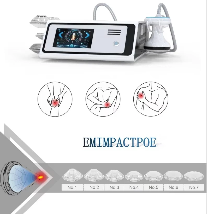Shock Wave For Muscle Relax Skin Rejuvenation Pain Relief Piezoelectric Focused Shock Wave Rehabilitation Therapy Beauty Machine