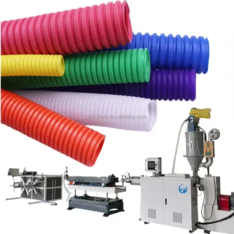 2026 Hot 30m/Min High-Speed Extrusion Production Line for PP PE HDPE PVC PA Plastic Double Wall Corrugated Pipe & Corrugate
