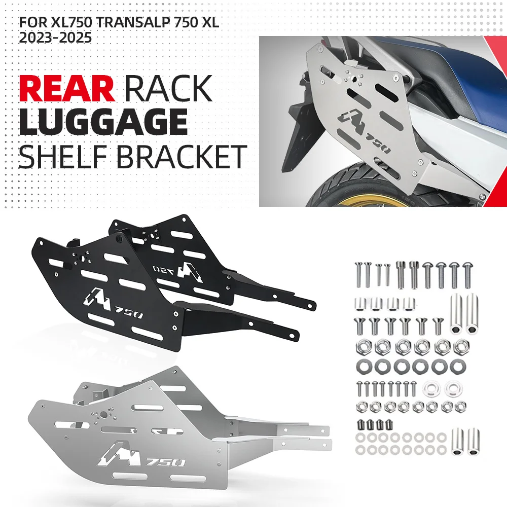 

Motorcycle Accessories Tailbox Support Holder For Honda XL750 Transalp 750 XL 2023 2024 2025 Rear Rack Luggage Shelf Bracket