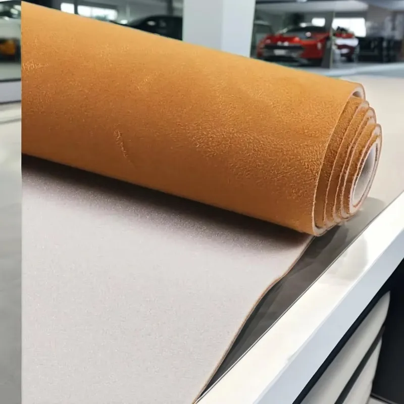 Car Seat Gap Filler Camel Brown   | Plush Material for Small Item Storage