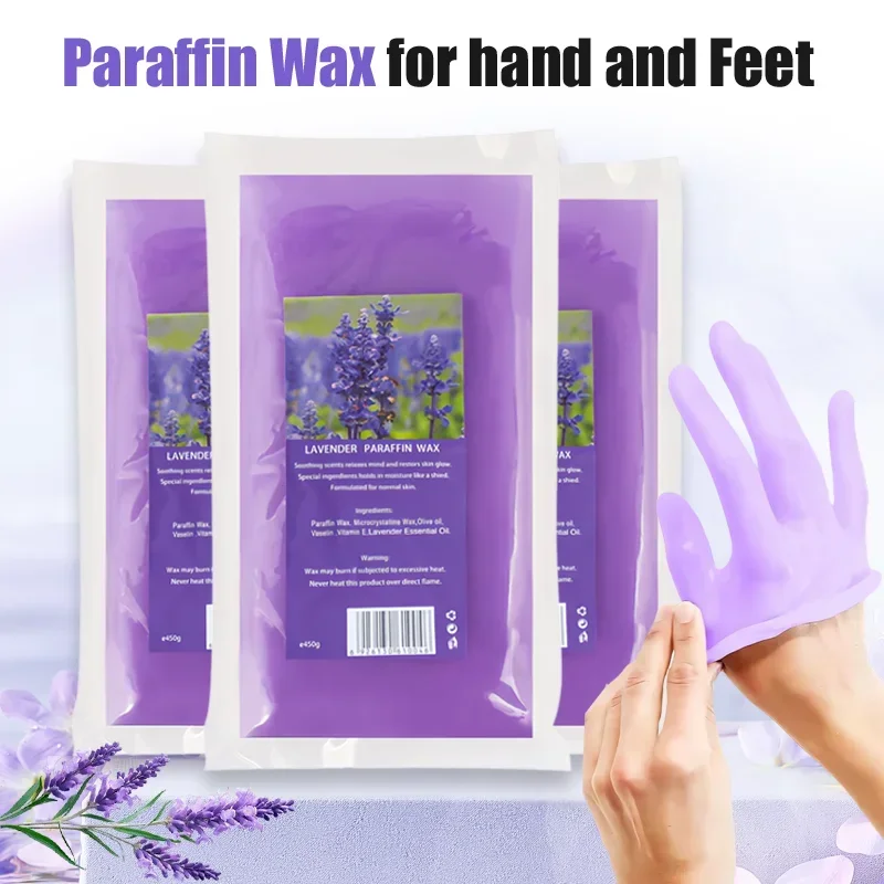 3/1Pcs Peel Off Paraffin Mask 200g/450g - SPA Restores Gloss Nourishing Hands and Feet Moisturizing Care Paraffin