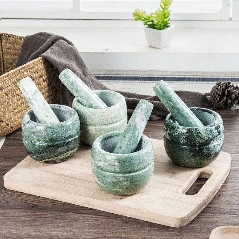 Давилка для чеснока из мраморного камня