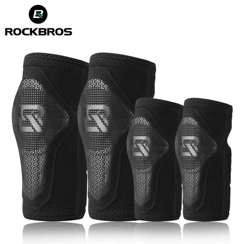 ROCKBROS-rodillera EVA para niños, almohadillas para piernas y brazos, coderas para niños, rodilleras transpirables para exteriores, deporte, ciclismo y esquí