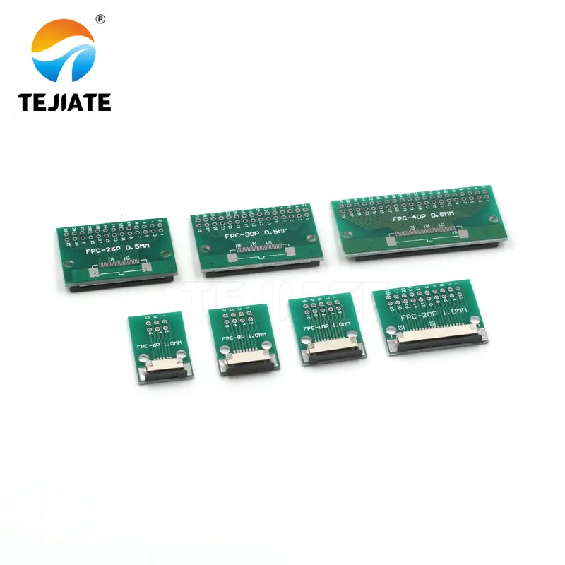 DIY FPC/FFC adapter board 1.0mm connector 6P 8P 10P 12P 20P 24P 26P 30P 34P 40PIN