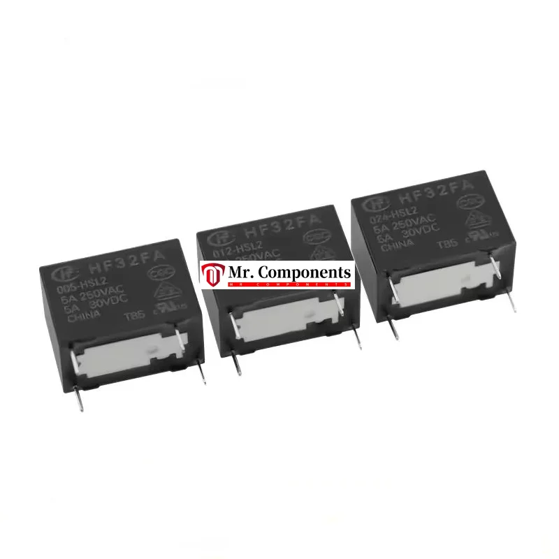 1PCS Relay HF32FA-024-HSL2 One set of normally open 4-pin 2-type pin positions 5A 250VAC HF32FA-012-HST HF32FA-003-HST New