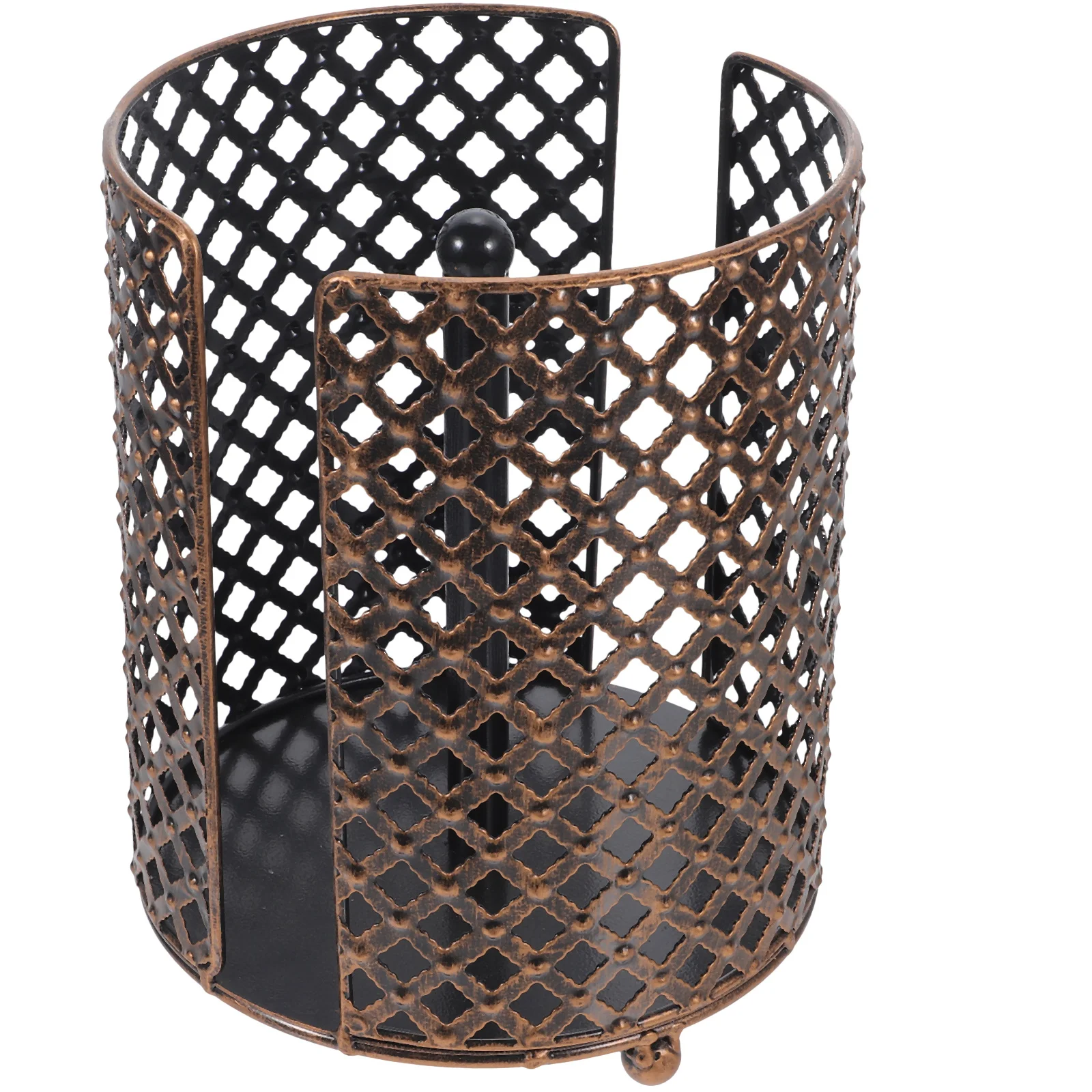 حامل الورق الملفوف للحمام على الحائط بدون حفر رف تخزين الأنسجة المعدنية للمطبخ منظم ورق المرحاض حامل عمودي #2