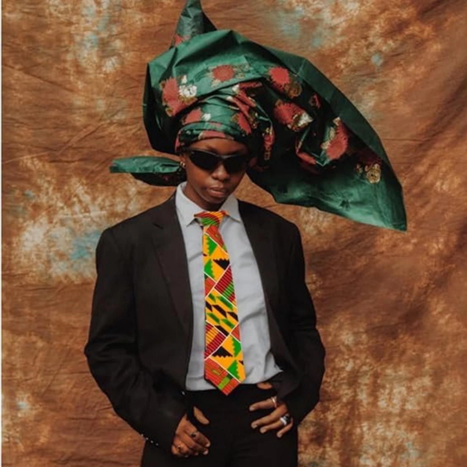 ربطة عنق مطبوعة أفريقية للرجال مجموعة مكونة من قطعتين ربطات عنق كينتي هدية عيد الميلاد وعيد الأب WYB846