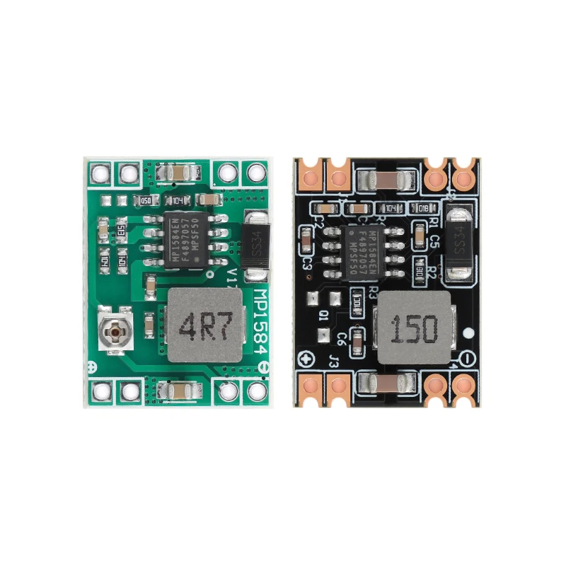 調整可能なバックステップダウンコンバーター,arduino replace,lm2596,超小型サイズ,dc,mp4 1584,3a,5個用電源モジュール,1個