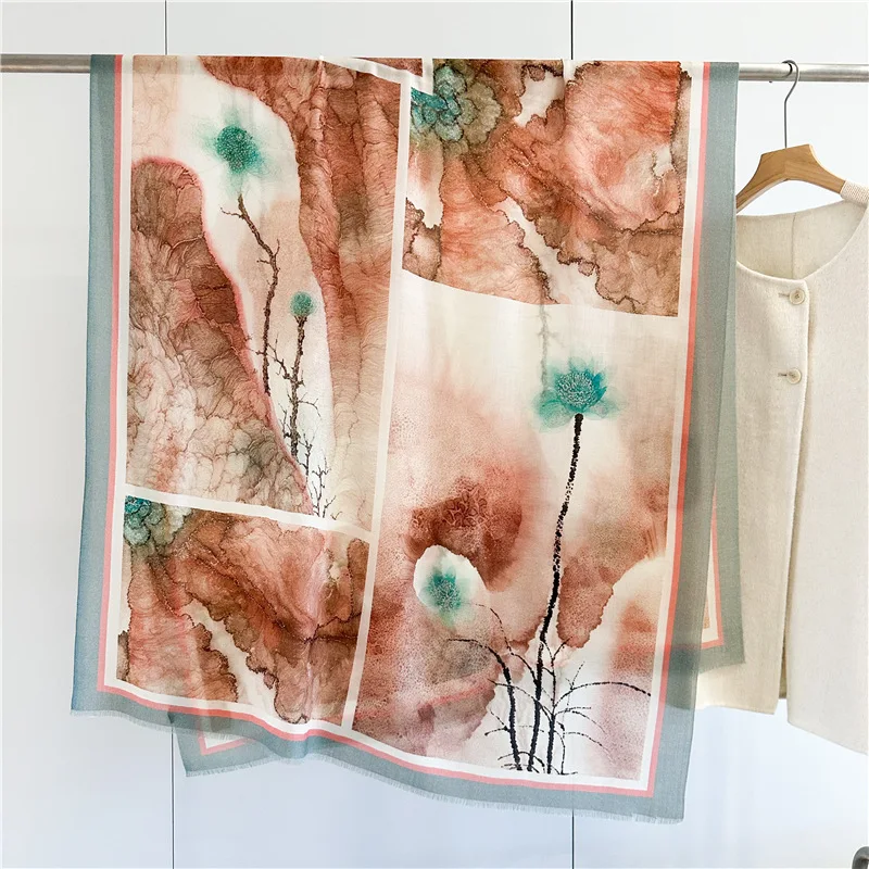 

Winter Long Cashmere Luxury Designers Soft Shawls Women Oversized Scarf Foulard Femme 200 100CM Lover Gift