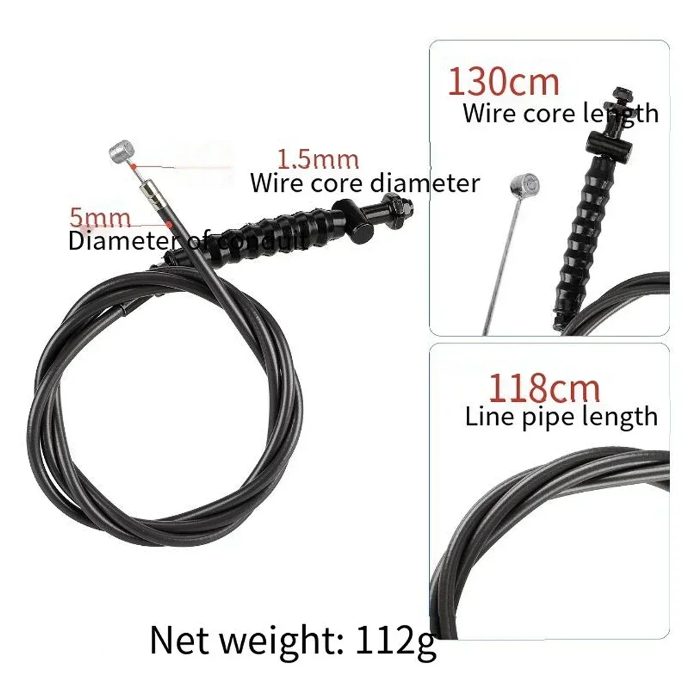 Brake Cable Brake Line Fittings Accessories Black Electric Scooter For NINEBOT MAX G30 Replacement High Quality