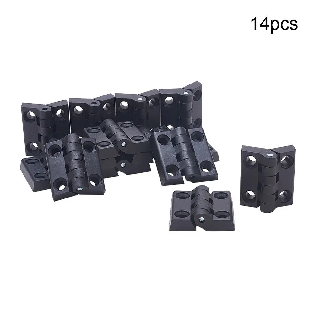 48mm Black Plastic Cabinet Fire Door Ball Bearing Butt Hinge for Doors Pair