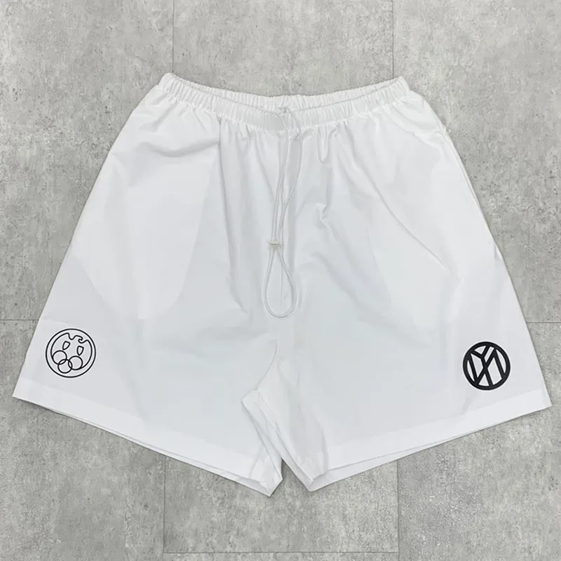 

Высококачественные повседневные шорты Kanye West, летние мужские и женские спортивные стильные свободные дышащие шорты на шнурке