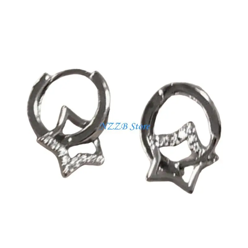 

T21F Sophisticated Star Earrings Sturdy Alloy with Plating Versatile Fashion Pieces