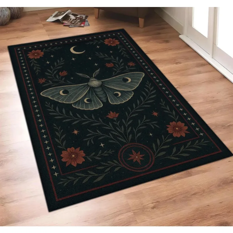 Luna Moth Moon Rug … - image