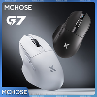 MCHOSE G7 Pro Max Gaming Mouse Advanced PAW3395 Sensor Topspeed Tech Lightweight Build 800MAH 55g Lightweight Dual-drive HUB