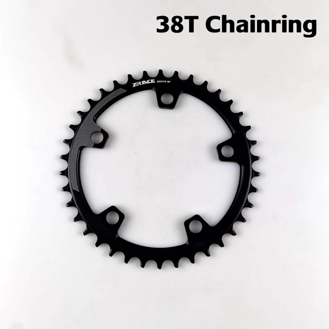 ZRACE RX Chainset Repair parts, RX Crank, Chainring 50/34T, 52/36T and 53/39T, 1X Chain Ring 38T, 40T, 42T and 44T
